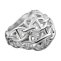 HERMES 925 Sterling Silver Rings Women's Silver
