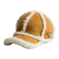 PRADA Shearling Baseball Cap