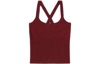 Loro Piana FW23 Cocooning Top Tank Tops Women's Burgundy