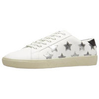 SAINT LAURENT Star Low Top Skateboard Shoes Men's White