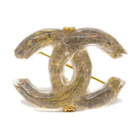 CHANEL 1999 CC-logo Brooch Pin