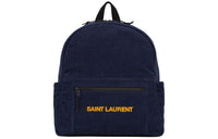 SAINT LAURENT Fabric Backpack Men's Dark Blue