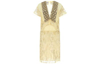MIU MIU FW22 Short-Sleeved Dresses Women's Yellow