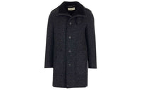 SAINT LAURENT Coats Men's Black