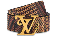 LOUIS VUITTON Double-Sided Smooth Buckle Men's Width: 4cm