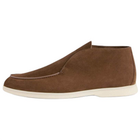 Loro Piana Open Walk Ankle Boots Men's Brown