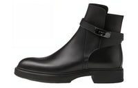 HERMES Veo Ankle Boots Men's Black