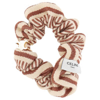 CELINE Cotton Brass Hair Tie Unisex Multicolor