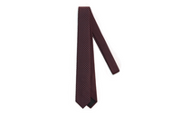 HERMES Cotton Ties Men's Deep Red
