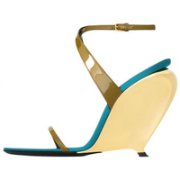 SAINT LAURENT Tallulah One Strap Sandals 11cm Women's Green
