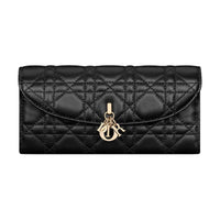 DIOR My Dior Lambskin Wallet Women's Black
