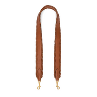 CELINE Calfskin Shoulder Straps Women's Brown