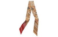 HERMES Silk Scarves Women's Gilded Beige