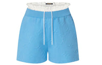 LOUIS VUITTON 1A9O4R 3D Monogram Trompe L’Oeil Mini Shorts