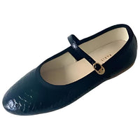 CELINE Flat Mary Jane Shoes Women's Blue