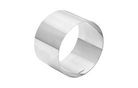SAINT LAURENT 18KT Gray Gold Recycled Gold Bangles Unisex Silver