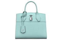 LOUIS VUITTON Matte Crocodile Leather Shoulder Bag Crossbody Bag Handbag Small Size Women's Atlantis Blue