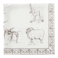 Loro Piana Mulberry Silk Silk Scarves Women's White/Graphite Ink