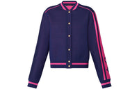 LOUIS VUITTON Block Knit Bomber Jacket