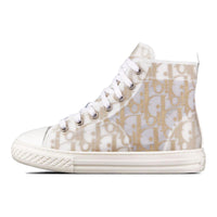 DIOR B23 High-Top Kids' Skateboarding Shoes White Gold Kids'