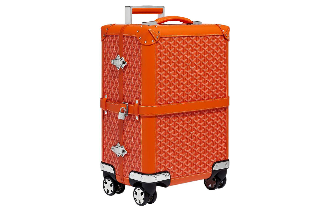 GOYARD Bourget Luggage Orange
