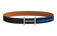 HERMES Applique Minimalist Style Fashion Smooth Buckle Women's Width: 3.2cm