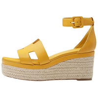 HERMES Strap Sandals Women's Yellow