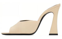 SAINT LAURENT Suite Slip Resistant Slide Slippers Women's Beige
