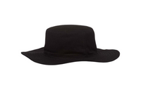 PRADA Fabric Enamel-Coated Metal Bucket Hats Unisex Black