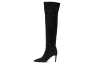 PRADA Knee-High Boots 5.5cm Women's Black