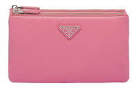 PRADA Soft Sheep Leather Clutch Regular Women's Pink