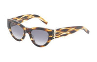 SAINT LAURENT Acetate Irregular Shape Sunglasses Women's Tortoiseshell