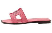 HERMES Oran Stylish Sandals Women's Pink