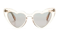 SAINT LAURENT Irregular Shape Sunglasses Women's Gold