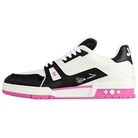 LOUIS VUITTON Trainer Low-Top Skateboard Shoes Men's Pink