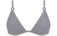 DIOR Striped Bikini Top