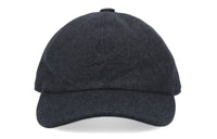 Loro Piana Cashmere Baseball Caps Men's Black Gray Color