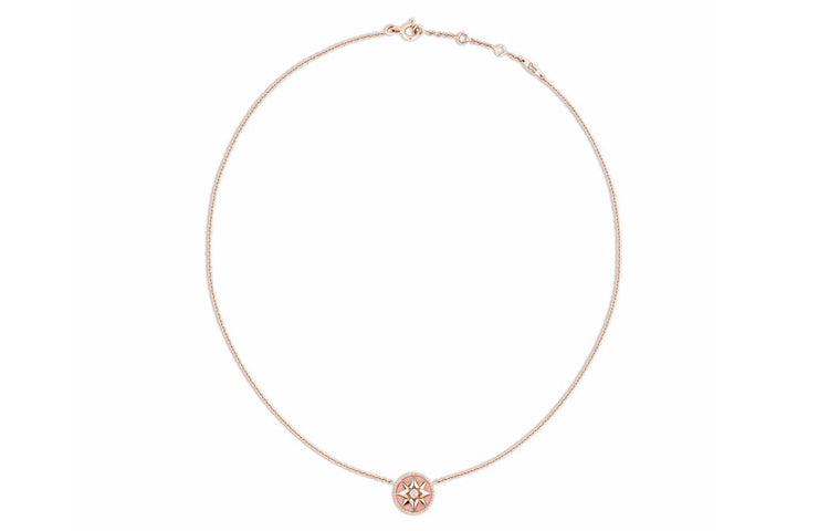 DIOR 18K Rose Gold Necklaces Women's