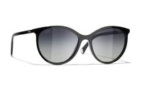 CHANEL Sunglasses Women's Black