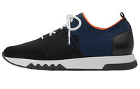 HERMES Exploit Wear-Resistant Low-Top Casual Shoes Men's Blue Black