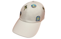 HERMES Baseball Caps Unisex White