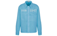 DIOR Quarterly New Products Shirt Men's Light Blue
