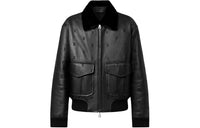 LOUIS VUITTON SS24 Leather Jacket Men's Black