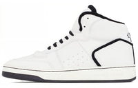 SAINT LAURENT High-Top Skateboard Shoes Women's White Black