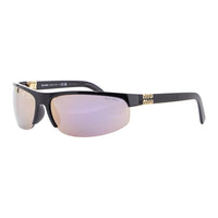 MIU MIU Injection Molding Irregular Shape Sunglasses Unisex Black
