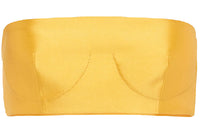 PRADA Strapless Tops Women's Yellow