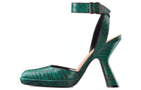 DIOR Soul Irregular Heel High Heels 10.5cm Women's Green