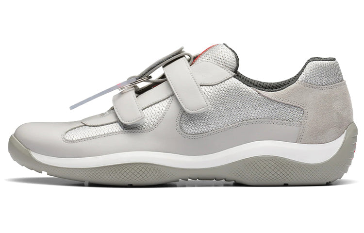 PRADA America's Cup Cushioning Low-Top Sports Casual Shoes Men's Crystal Color