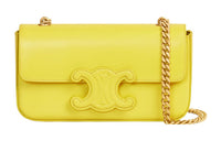 CELINE Triomphe Arc De Triomphe Shiny Cow Leather Handbag, Shoulder Bag Women's