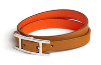 HERMES Leather Blend Bracelets Women's Brown